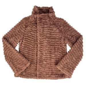 Patagonia Pelage Faux Fur Brown Jacket Small